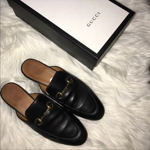 Gucci Princetown leather mules